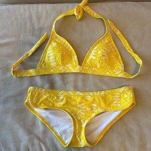 Patagonia yellow bikini